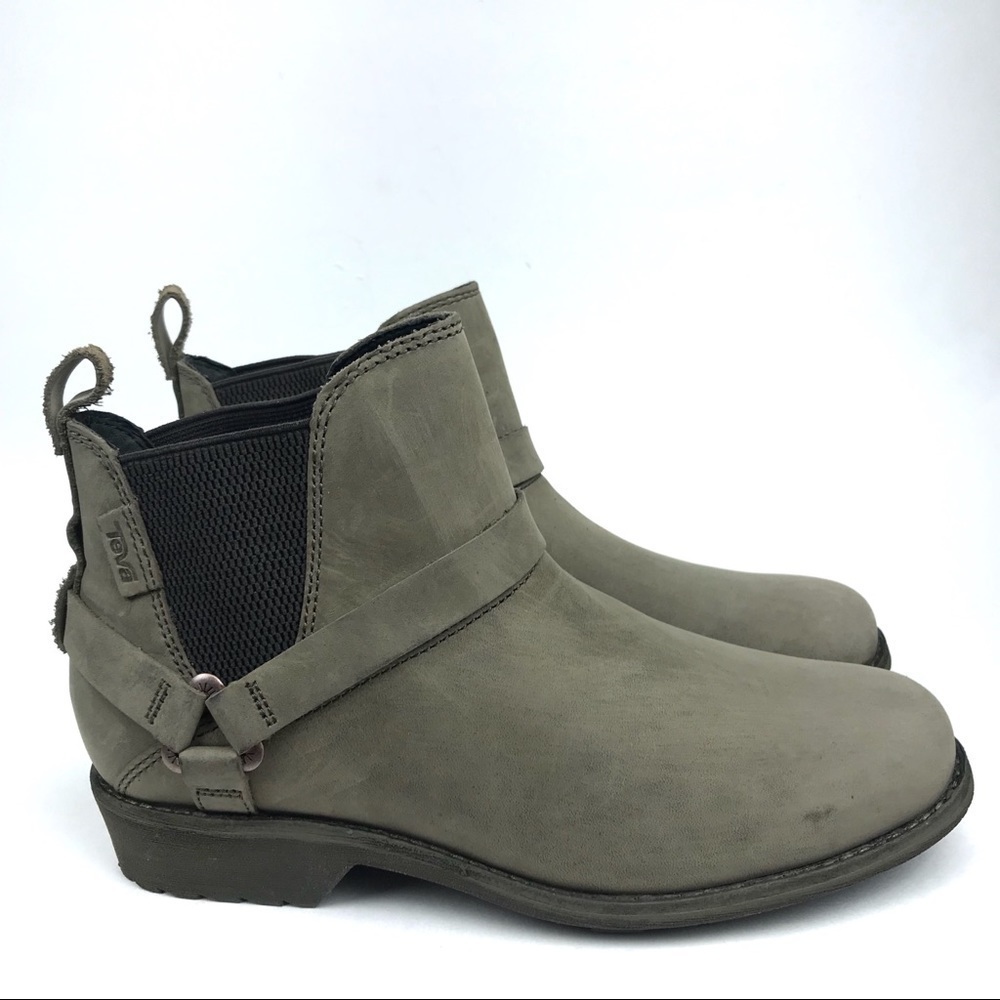 Teva Chelsea Leather Suede Ankle Boots